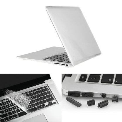 ENKAY for Macbook Air 11.6 inch (US Version) / A1370 / A1465 Hat-Prince 3 in 1 Crystal Hard Shell Plastic Protective Case with Keyboard Guard & Port Dust Plug