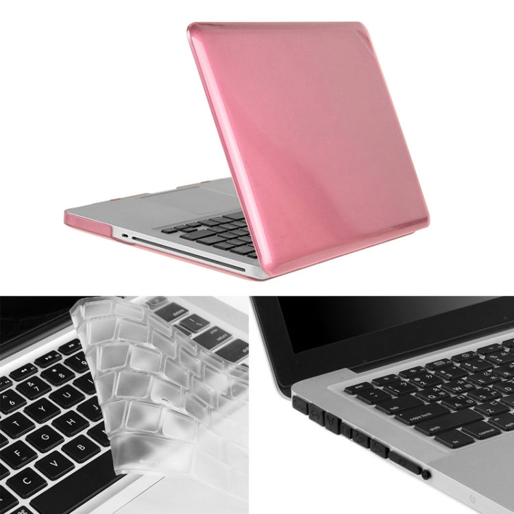 ENKAY for Macbook Pro 13.3 inch (US Version) / A1278 Hat-Prince 3 in 1 Crystal Hard Shell Plastic Protective Case with Keyboard Guard & Port Dust Plug