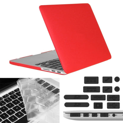 ENKAY for Macbook Pro Retina 13.3 inch (US Version) / A1425 / A1502 Hat-Prince 3 in 1 Frosted Hard Shell Plastic Protective Case with Keyboard Guard & Port Dust Plug