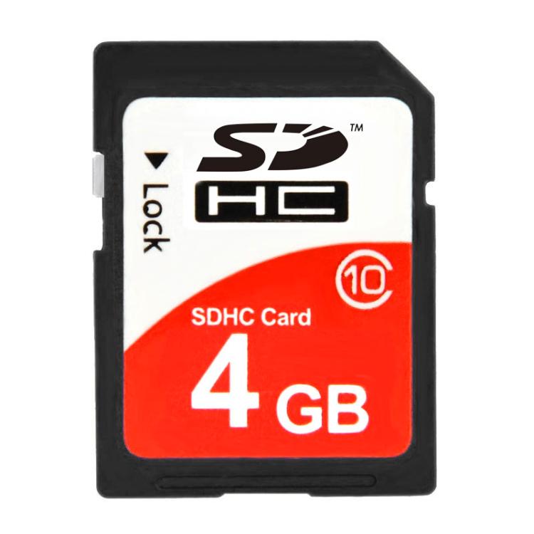 4GB High Speed Class 10 SDHC Camera Memory Card (100% Real Capacity), 4GB