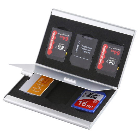 6 in 1 Memory Card Protective Case Storage Box , Size: 92 x 60 x 9mm