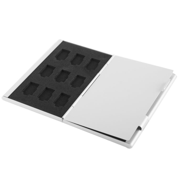 2x 9 in 1 Memory Card Protective Case Box for TF Card, Size: 93mm (L) x 62mm (W) x 10mm