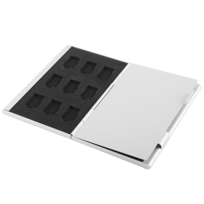 2x 9 in 1 Memory Card Protective Case Box for TF Card, Size: 93mm (L) x 62mm (W) x 10mm