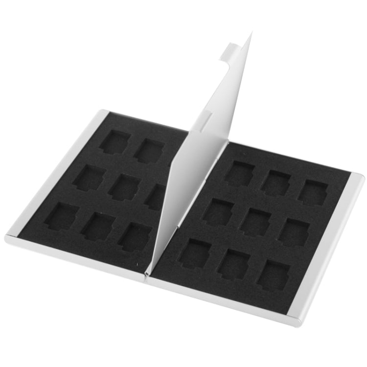 2x 9 in 1 Memory Card Protective Case Box for TF Card, Size: 93mm (L) x 62mm (W) x 10mm