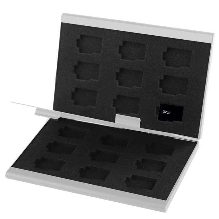 2x 9 in 1 Memory Card Protective Case Box for TF Card, Size: 93mm (L) x 62mm (W) x 10mm