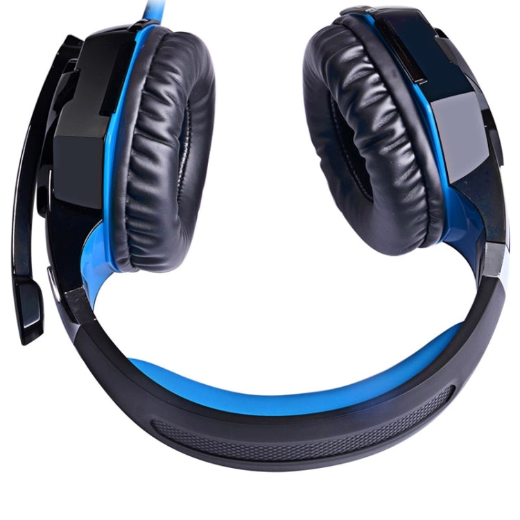EACH G2000 Over-ear Stereo Bass Gaming Headset with Mic & LED Light for Computer, Cable Length: 2.2m