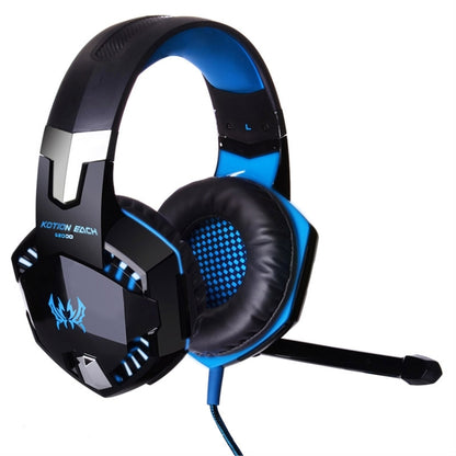 EACH G2000 Over-ear Stereo Bass Gaming Headset with Mic & LED Light for Computer, Cable Length: 2.2m