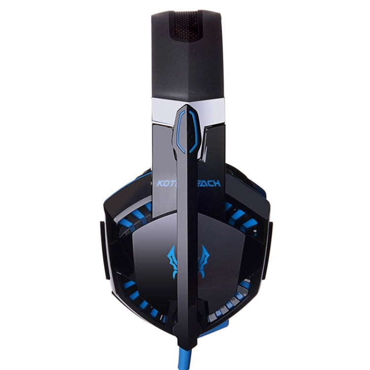 EACH G2000 Over-ear Stereo Bass Gaming Headset with Mic & LED Light for Computer, Cable Length: 2.2m
