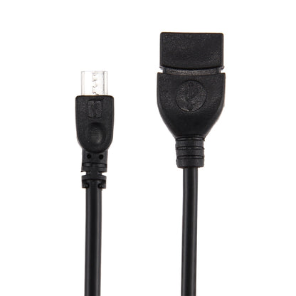 10cm USB A Female to Micro USB 5 Pin Male Adapter with OTG