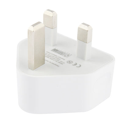 UK Plug 5V 2.1A Dual Port USB Charge Adapter