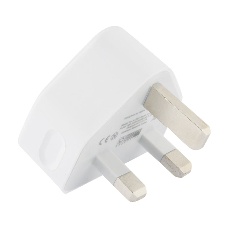 UK Plug 5V 2.1A Dual Port USB Charge Adapter