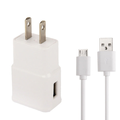 Micro 5 Pin USB Sync Cable + US Plug Travel Charger
