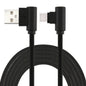 1m USB to USB-C / Type-C Nylon Weave Style Double Elbow Charging Cable, 1m Type-C