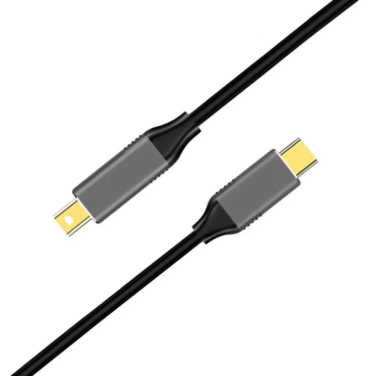 1.8m Mini DisplayPort Male to USB-C / Type-C Male Adapter Cable