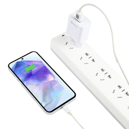 LZ-715 18W QC3.0 USB Single Port Fast Travel Charger, EU Plug, EU Plug