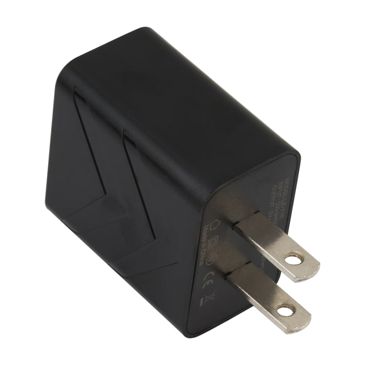 LZ-715 18W QC3.0 USB Single Port Fast Travel Charger, US Plug, US Plug