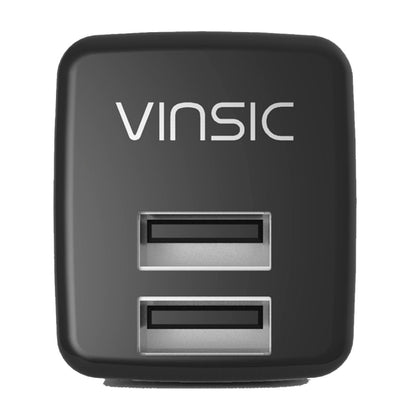 Vinsic 12W 5V 2.4A Output Dual USB Wall Charger USB Charger Adapter