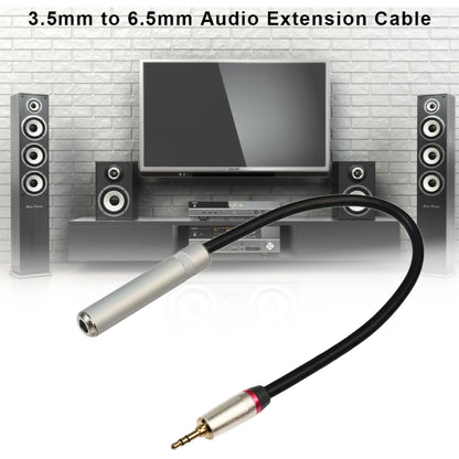 REXLIS TC128MF 3.5mm Male to 6.5mm Female Audio Adapter Cable, Length: 1m