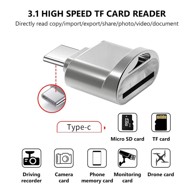 USB-C / Type-C to Micro SD Card (TF Card) Reader Adapter, SAS4451A, SAS4451B
