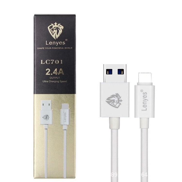 Lenyes LC701 2m 2.0A Output USB to Micro USB PVC Data Sync Fast Charging Cable, 2m Micro USB
