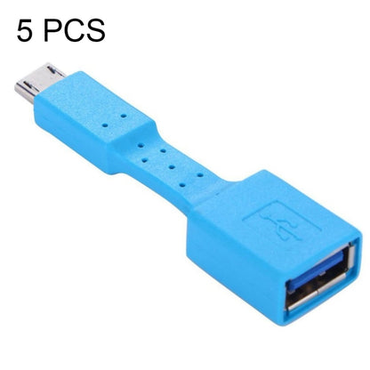 5 PCS Micro USB Male to USB 3.0 Female OTG Adapter