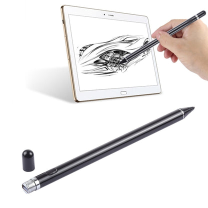 Long Universal Rechargeable Capacitive Touch Screen Stylus Pen with 2.3mm Superfine Metal Nib for iPhone, iPad, Samsung, and Other Capacitive Touch Screen Smartphones or Tablet PC