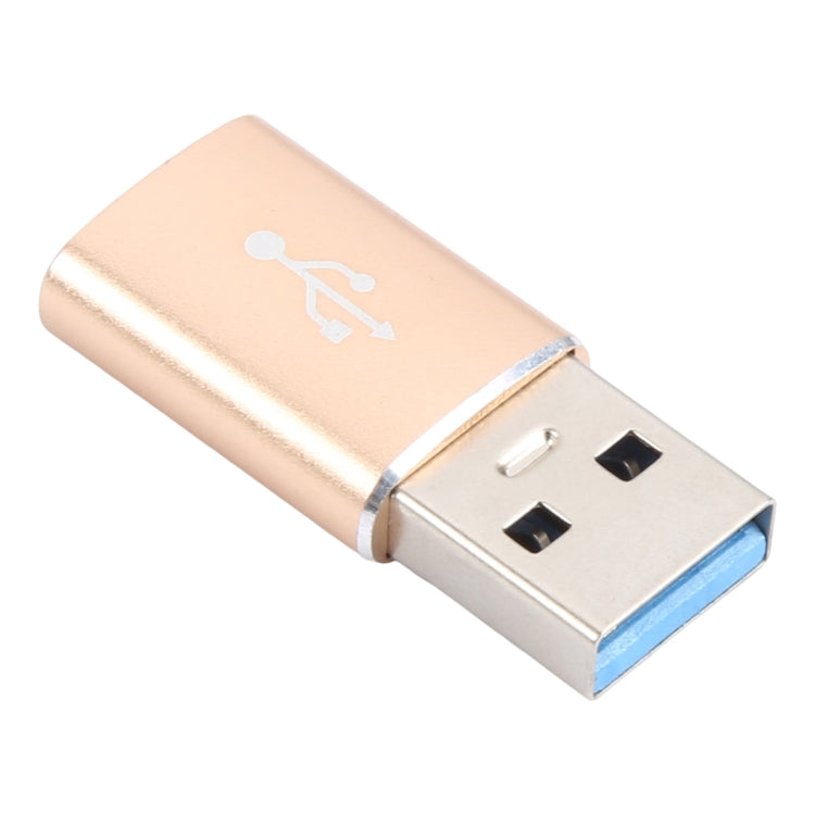 3 PCS USB-C / Type-C Female to USB 3.0 Male Aluminum Alloy Adapter, Support Charging & Transmission Data, USB 3.0