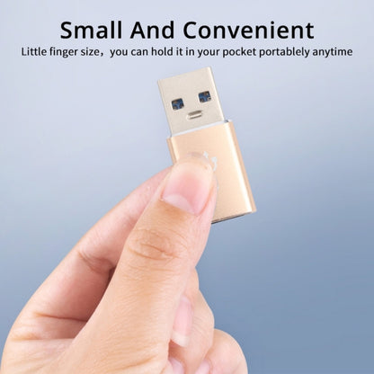 3 PCS USB-C / Type-C Female to USB 3.0 Male Aluminum Alloy Adapter, Support Charging & Transmission Data, USB 3.0