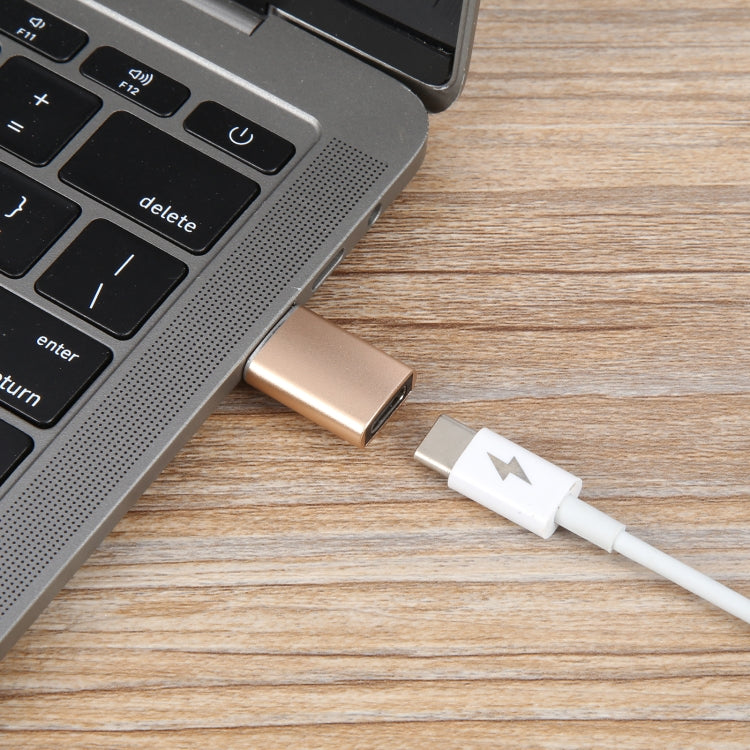 3 PCS USB-C / Type-C Female to USB 3.0 Male Aluminum Alloy Adapter, Support Charging & Transmission Data, USB 3.0