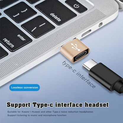 USB-C / Type-C Female to USB 2.0 Male Aluminum Alloy Adapter, Support Charging & Transmission, USB 2.0