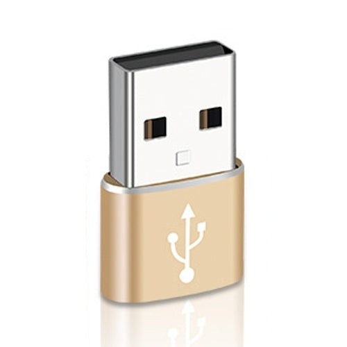 USB-C / Type-C Female to USB 2.0 Male Aluminum Alloy Adapter, Support Charging & Transmission, USB 2.0