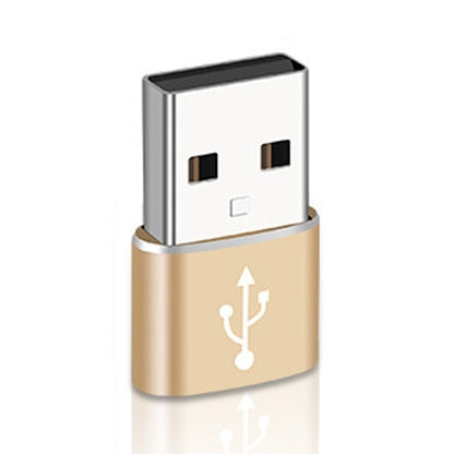 USB-C / Type-C Female to USB 2.0 Male Aluminum Alloy Adapter, Support Charging & Transmission, USB 2.0