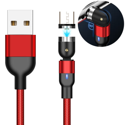 1m 2A Output USB to Micro USB Nylon Braided Rotate Magnetic Charging Cable, 1m Micro USB
