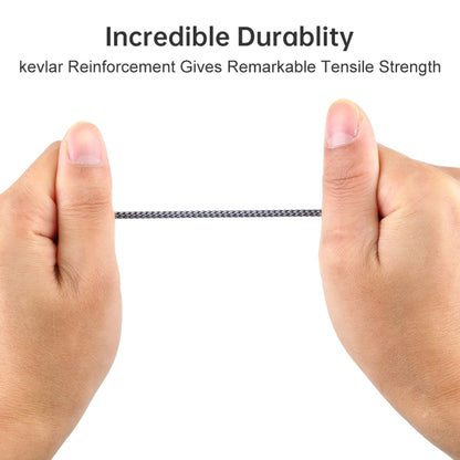 YH192 2 in 1 3.5mm Female to Microphone + Audio Male Braided Audio Cable, Length: 22cm, YH192