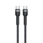 REMAX RC-172 Jany Series 1m PD100W Type-C to USB-C / Type-C Aluminum Alloy Braid Fast Charging Data Cable, Type-C to USB-C / Type-C