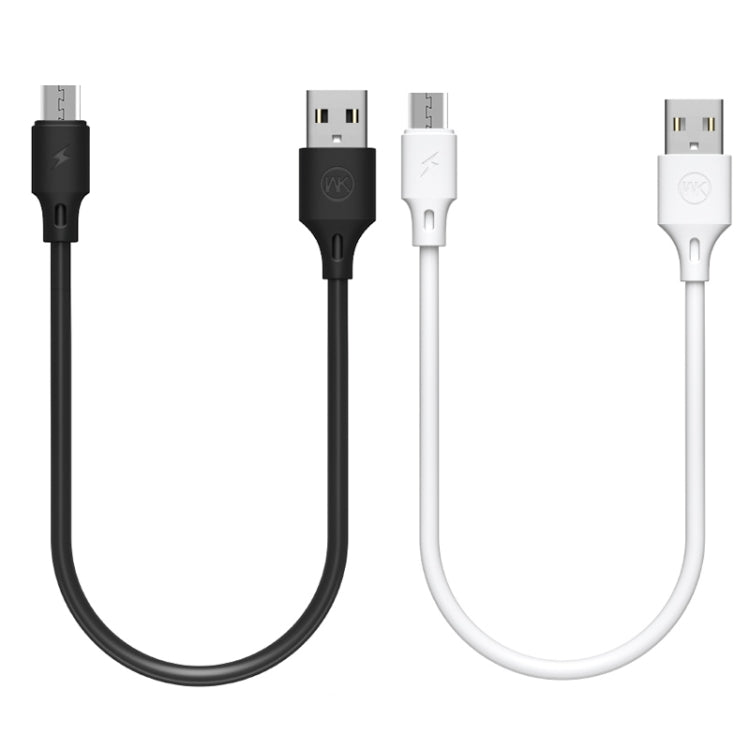 WK WDC-105m 2.4A Micro USB Full Speed Pro Charging Data Cable, Length: 25cm, Micro