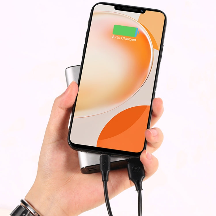 WK WDC-105m 2.4A Micro USB Full Speed Pro Charging Data Cable, Length: 25cm, Micro