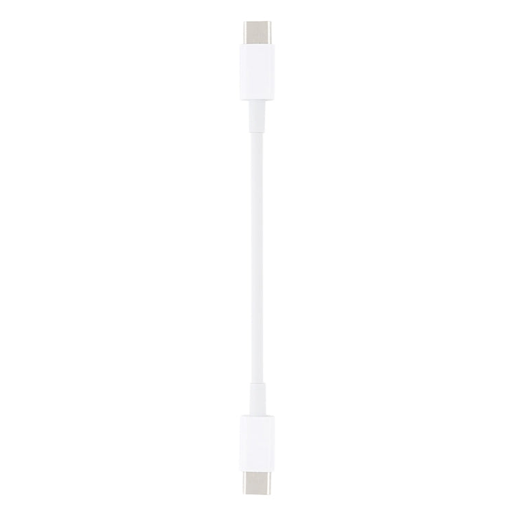 USB-C / Type-C to USB-C / Type-C PD Fast Charging & Sync Data Cable, Cable Length: 14cm, 14cm Type-C to Type-C White