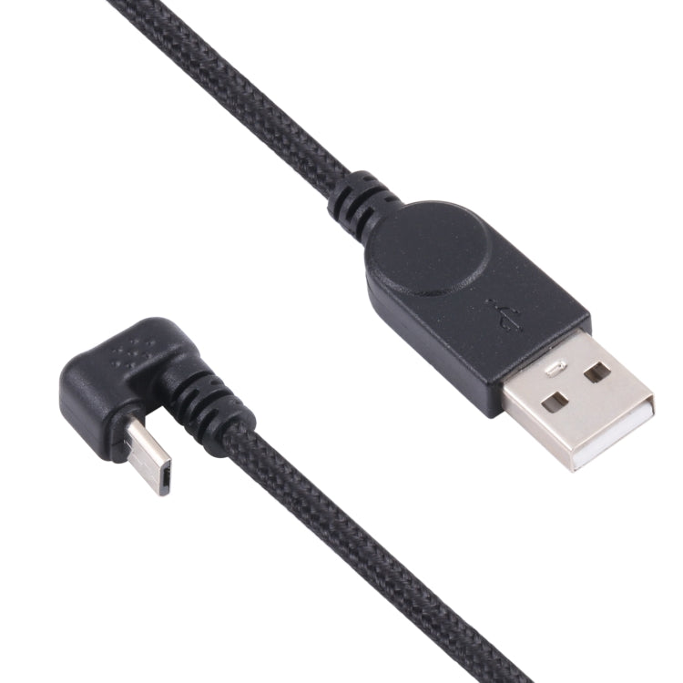 U-shaped Micro USB Male to USB Male Nylon Braid Charge Data Cable, Micro USB to USB