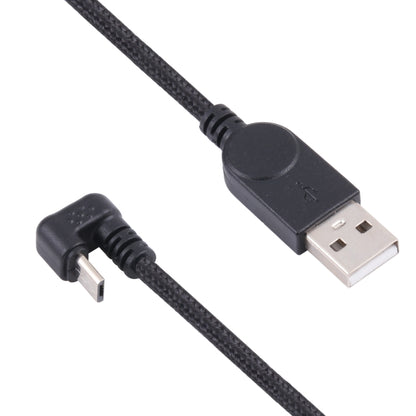 U-shaped Micro USB Male to USB Male Nylon Braid Charge Data Cable, Micro USB to USB