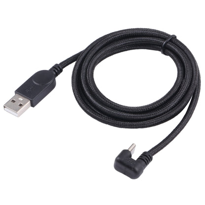 U-shaped USB-C / Type-C Male to USB Male Nylon Braid Charge Data Cable, Type-C to USB