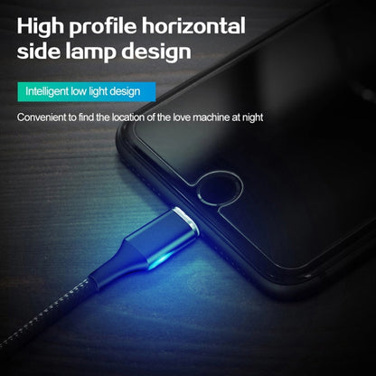 M11 3A USB to Micro USB Nylon Braided Magnetic Data Cable, Cable Length: 2m, Micro USB