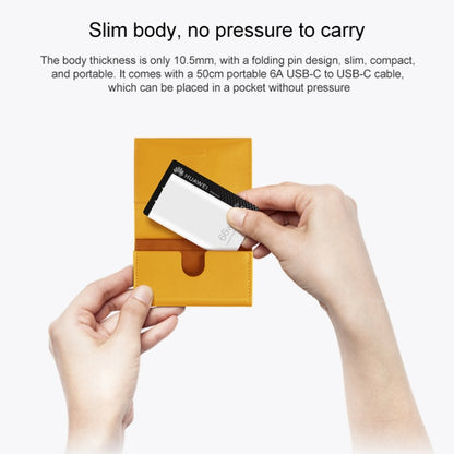 Original Huawei 66W GaN Ultra-thin Travel Charger Power Adapter with Type-C / USB-C Cable