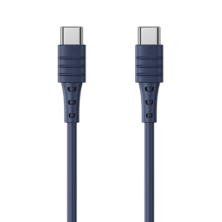 REMAX RC-068 PD 65W Type-C / USB-C to Type-C / USB-C High Elastic TPE Fast Charging Data Cable, Length: 1m, Type-C to Type-C