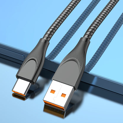 ADC-009 USB to USB-C / Type-C Zinc Alloy Hose Fast Charging Data Cable, Cable Length: 1m, USB to USB-C / Type-C