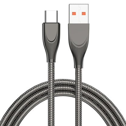 ADC-009 USB to USB-C / Type-C Zinc Alloy Hose Fast Charging Data Cable, Cable Length: 1m, USB to USB-C / Type-C