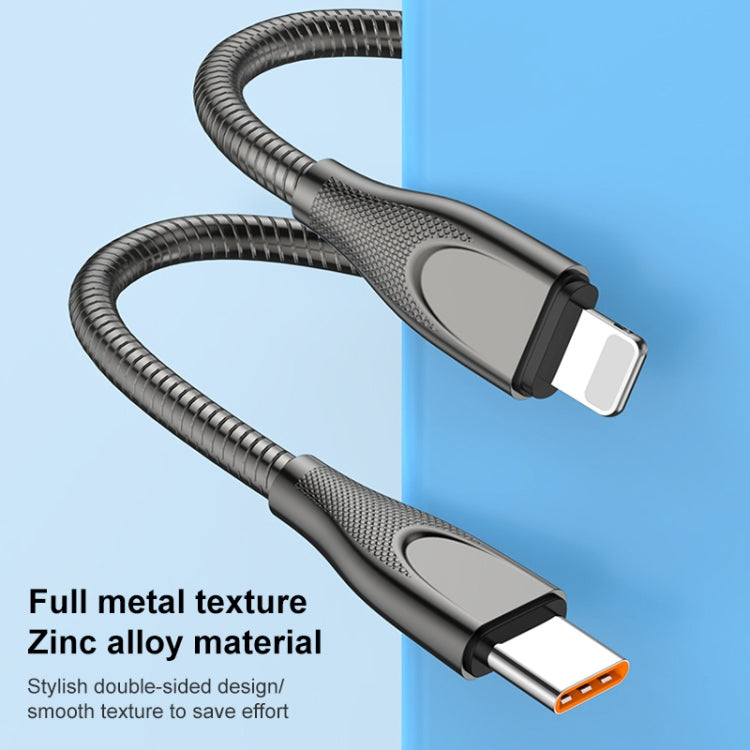 ADC-009 USB to USB-C / Type-C Zinc Alloy Hose Fast Charging Data Cable, Cable Length: 1m, USB to USB-C / Type-C