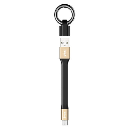 IVON CA90 3.1A Max USB to USB-C / Type-C Portable Data Cable with Ring, Length: 14.5cm