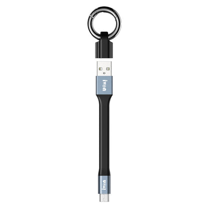 IVON CA90 3.1A Max USB to USB-C / Type-C Portable Data Cable with Ring, Length: 14.5cm