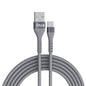 IVON CA92 2.4A Max USB to USB-C / Type-C Rubber Fast Charging Data Cable, Length: 1.5m, Type-C